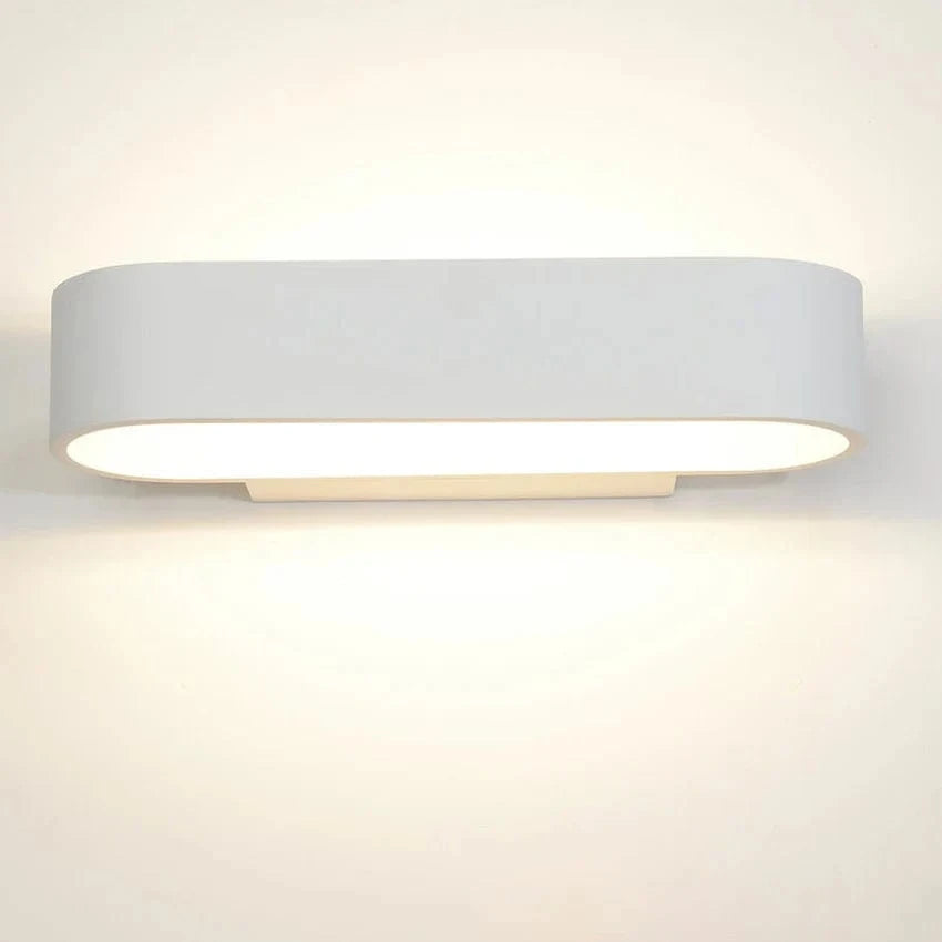 Applique murale moderne LED AU200 - Aluminium pour chambre, salon, couloir | Marco Lucetti BLANC / Pas de gradation / Blanc chaud (2700-3500K)