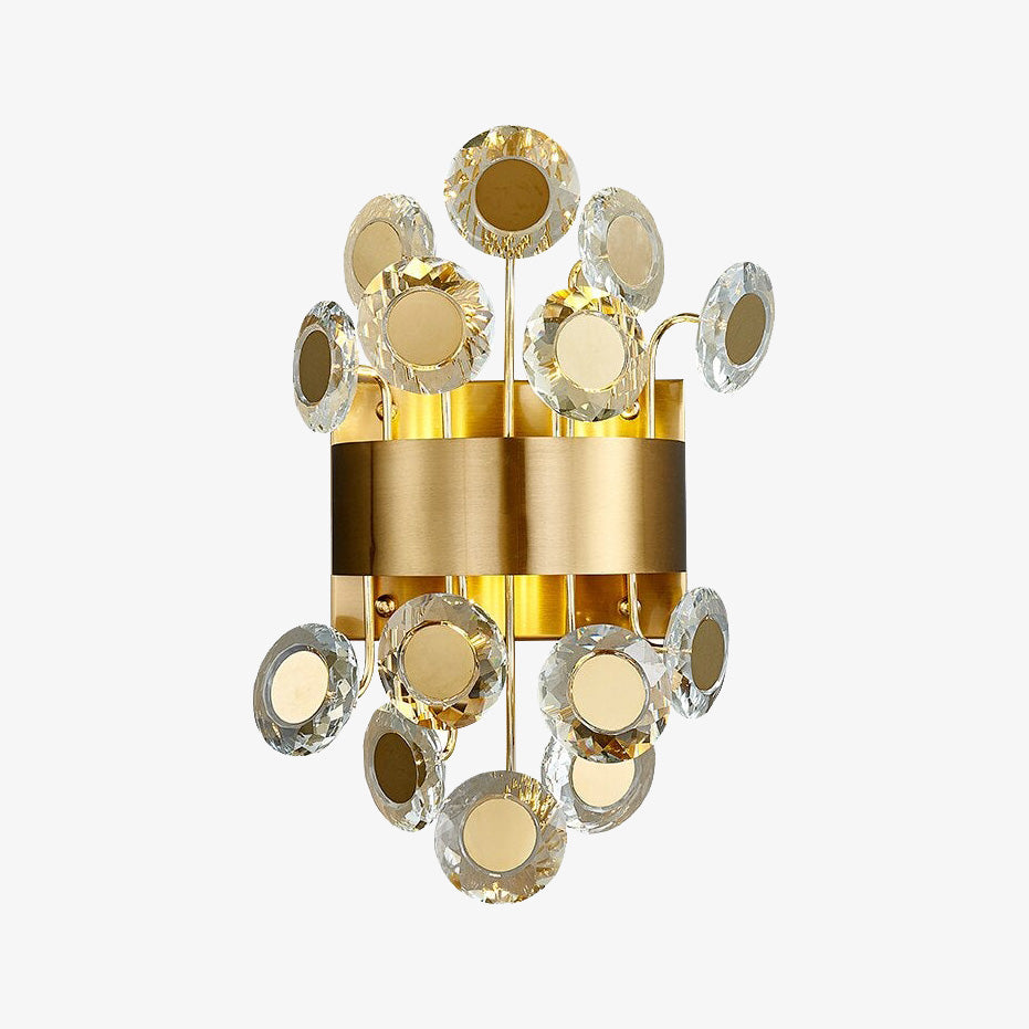 Applique Murale LED Moderne "Uma Dorée"