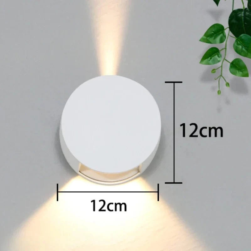 Applique Murale Moderne LED Boule Rondelle - Déco Nordique | Marco Lucetti A blanc / Lumière froide