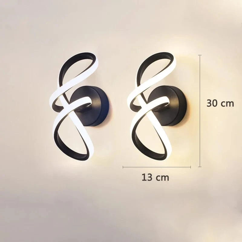 Applique murale moderne LED de qualité supérieure | Marco Lucetti 2PC-8 / Lumière chaude