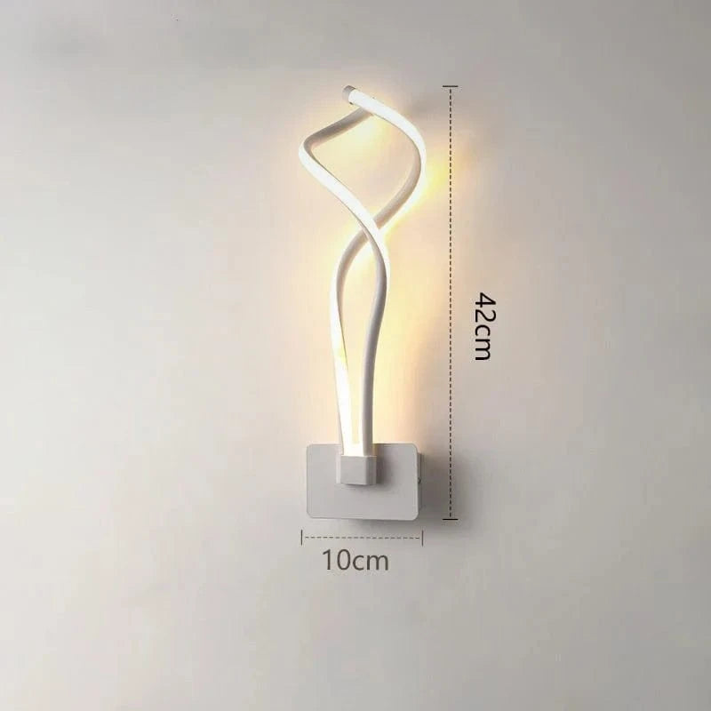 Applique murale moderne LED de qualité supérieure | Marco Lucetti E2 / Lumière chaude