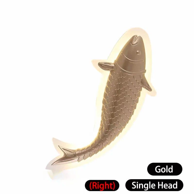 Applique murale moderne LED en acrylique, Poisson Décoratif | Marco Lucetti