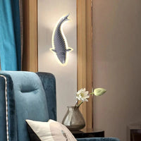 Applique murale moderne LED en acrylique, Poisson Décoratif | Marco Lucetti