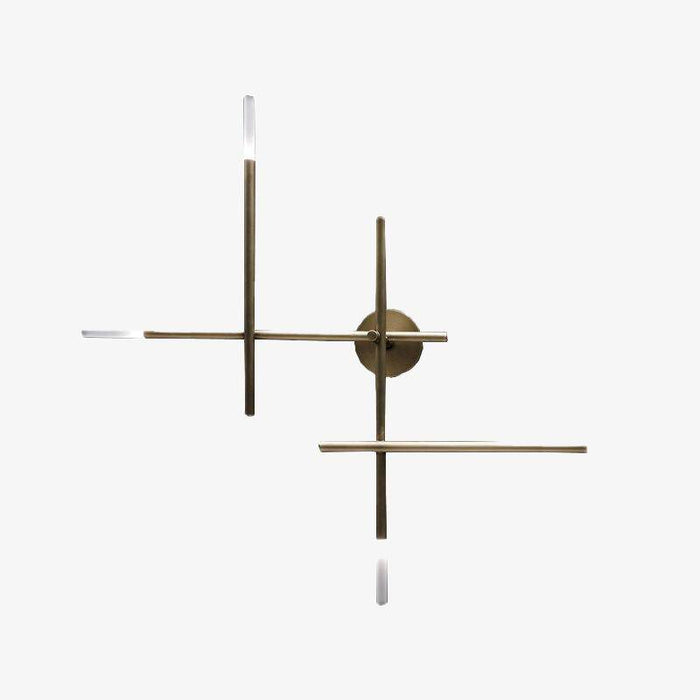 Applique murale LED de luxe en métal modernisé
