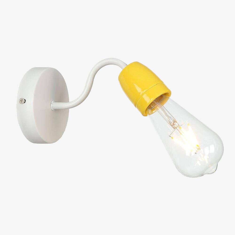 Applique murale LED design en métal coloré