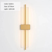 Applique Murale Moderne Minimaliste Nordique JMZM - Design Épuré | Marco Lucetti Or-A / Lumière chaude