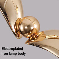 Applique murale moderne "Mouette Brillante" | Marco Lucetti