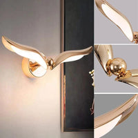 Applique murale moderne "Mouette Brillante" | Marco Lucetti