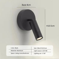 Applique Murale Moderne Pliante de Haute Qualité avec Interrupteur - Collection Élégance | Marco Lucetti B / Blanc chaud