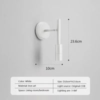 Applique Murale Moderne Pliante de Haute Qualité avec Interrupteur - Collection Élégance | Marco Lucetti PC / Blanc froid