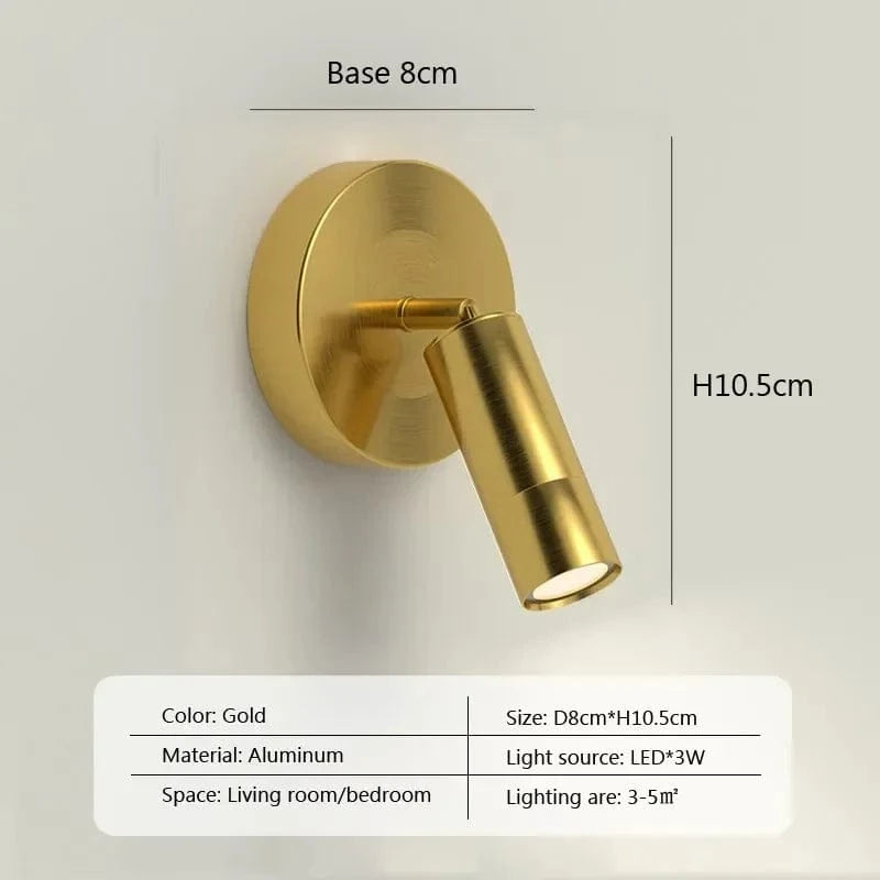 Applique Murale Moderne Pliante de Haute Qualité avec Interrupteur - Collection Élégance | Marco Lucetti UN / Blanc froid