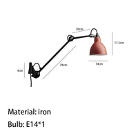 Applique Murale Moderne pour Lecture avec Prise en Métal - Style Élégant | Marco Lucetti M-Rouge / Avec prise / Lumière chaude