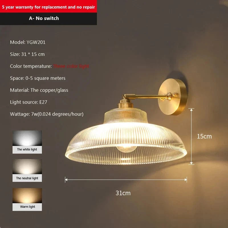 Applique murale moderne rétro nordique | Marco Lucetti C / Sans ampoule