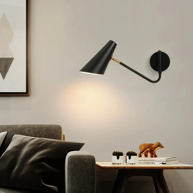 Applique Murale Moderne Rotative à Bras Long en Métal Premium | Marco Lucetti