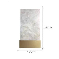 Applique murale modernmarble Wayem. | Marco Lucetti Doré / Chaude / 15 x 25cm