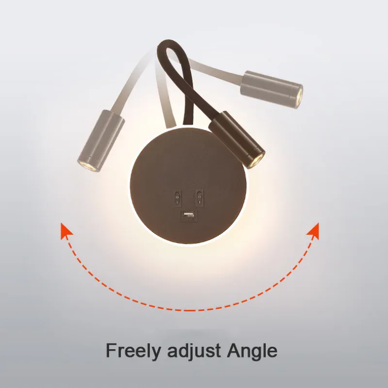 Applique Murale Multifonction Marco Lucetti™ – Lecture, Ambiance & Charge Intégrée