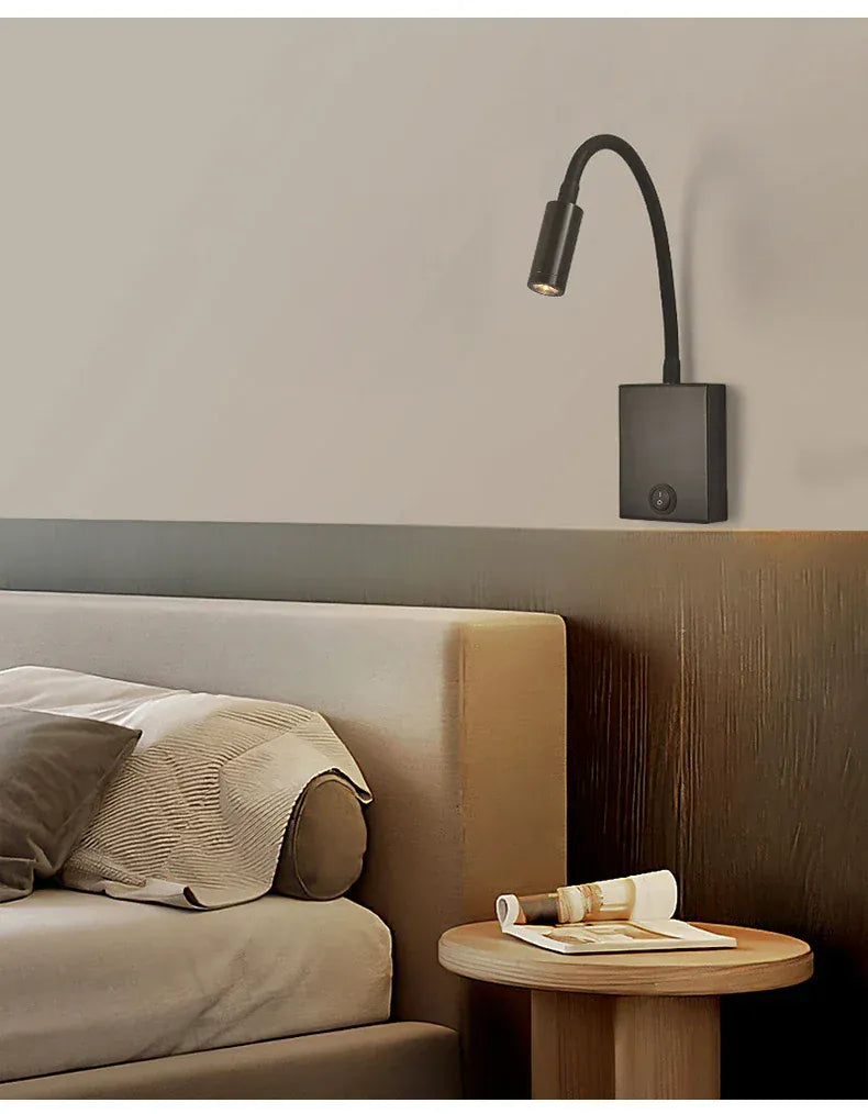 Applique Murale Multifonction Marco Lucetti™ – Lecture, Ambiance & Charge Intégrée