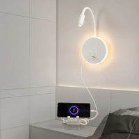 Applique Murale Multifonction Marco Lucetti™ – Lecture, Ambiance & Charge Intégrée