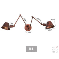 Applique murale noire vintage. | Marco Lucetti B4 / Ampoule non incluse