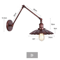 Applique murale noire vintage. | Marco Lucetti D / Ampoule non incluse