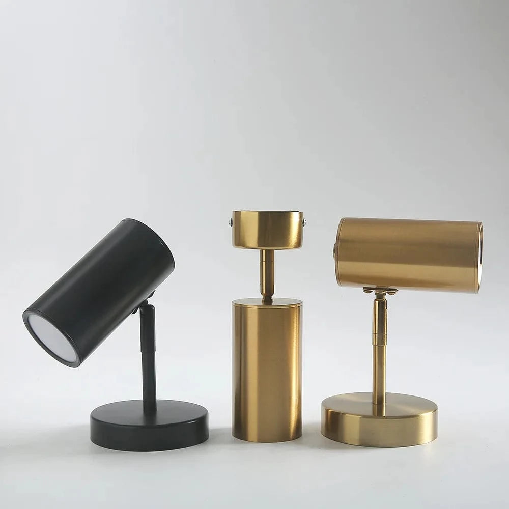 Applique murale Nordic Elite en or et noir LED | Marco Lucetti