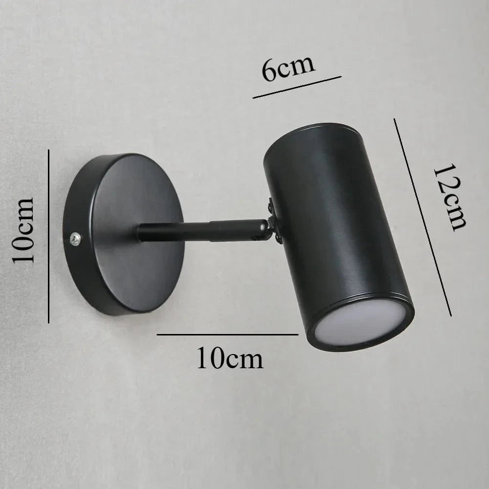 Applique murale Nordic Elite en or et noir LED | Marco Lucetti Noir