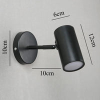 Applique murale Nordic Elite en or et noir LED | Marco Lucetti Noir