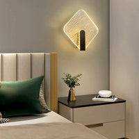 Applique murale Nordica Luxe Ronde Carrée Blanche Intérieure | Marco Lucetti Or Diamant / Blanc chaud (3000K)