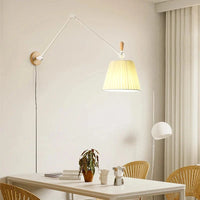 Applique murale nordique à culbuteurs mobiles en tissu pour Table à manger - Éclairage de lecture efficace | Marco Lucetti