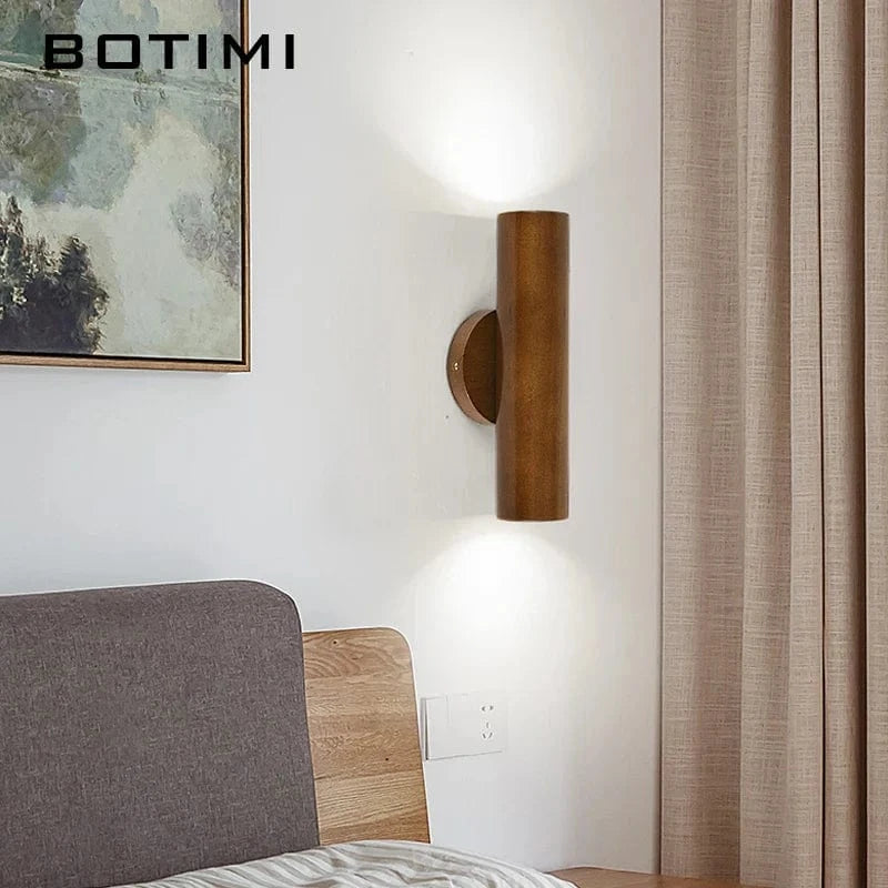 Applique murale nordique bois brillant : construit vers le bas | Marco Lucetti