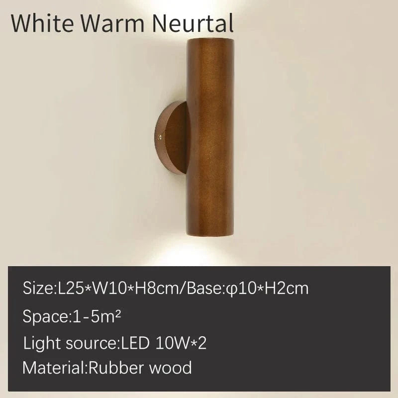 Applique murale nordique bois brillant : construit vers le bas | Marco Lucetti Blanc Chaud Neutre