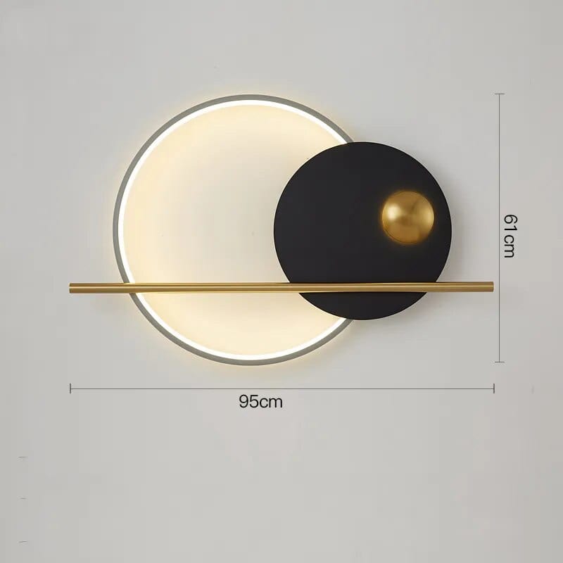 Applique Murale Nordique Chic | Marco Lucetti 95cm black