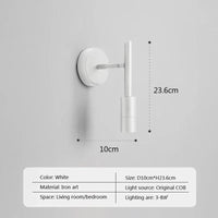 Applique murale nordique contemporaine | Marco Lucetti J / Blanc chaud