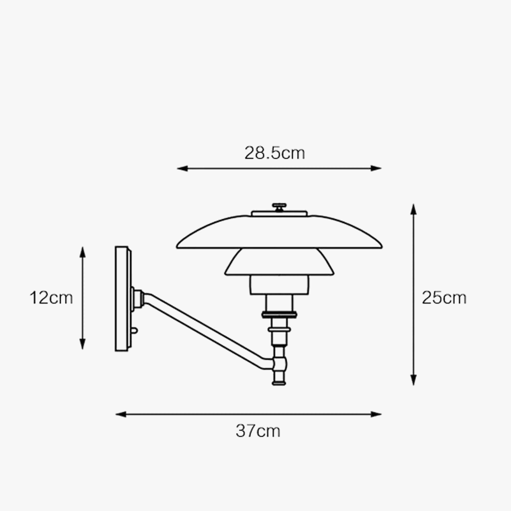 Applique Murale Nordique Créative en Verre - Élégance Déco | Marco Lucetti