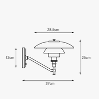 Applique Murale Nordique Créative en Verre - Élégance Déco | Marco Lucetti