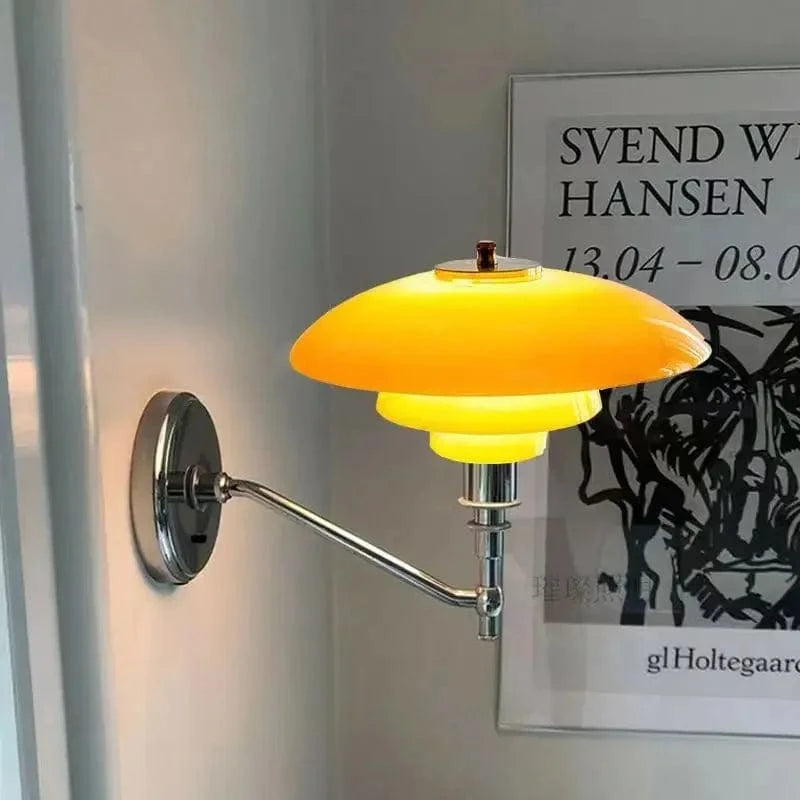 Applique Murale Nordique Créative en Verre - Élégance Déco | Marco Lucetti