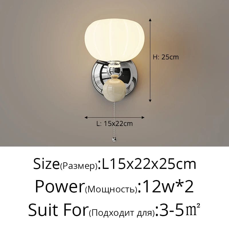 Applique murale nordique créative pour enfants en forme de citrouille | Marco Lucetti