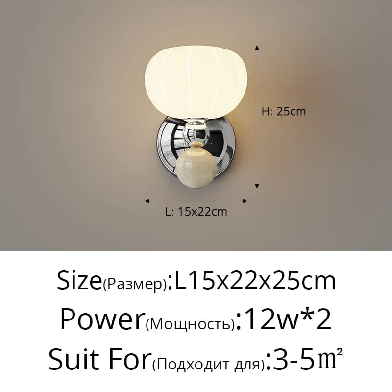 Applique murale nordique créative pour enfants en forme de citrouille | Marco Lucetti