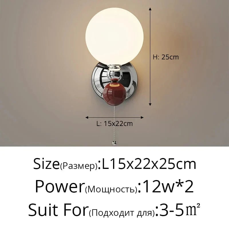 Applique murale nordique créative pour enfants en forme de citrouille | Marco Lucetti D Rouge L15x22cm 12W / 3 couleurs sans télécommande