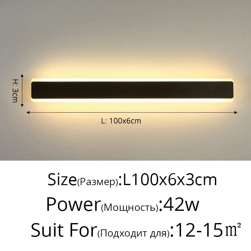 Applique murale nordique de luxe à longueur personnalisable | Marco Lucetti