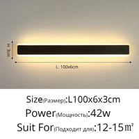 Applique murale nordique de luxe à longueur personnalisable | Marco Lucetti