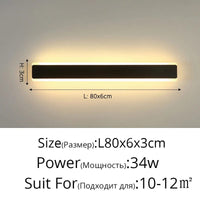 Applique murale nordique de luxe à longueur personnalisable | Marco Lucetti