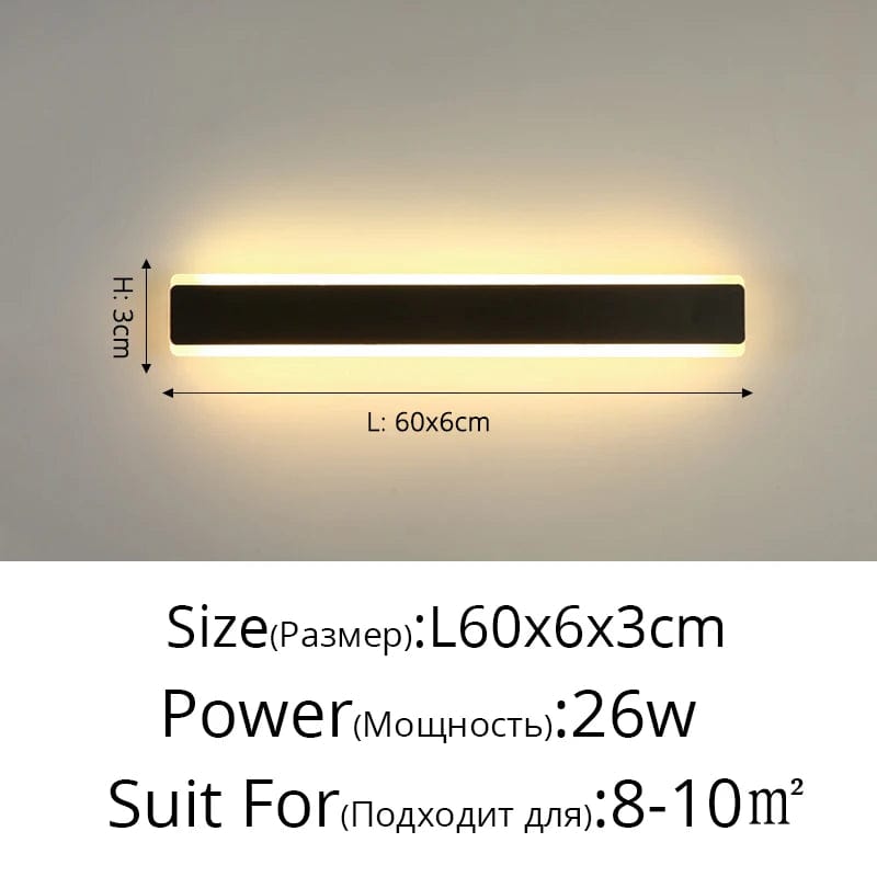 Applique murale nordique de luxe à longueur personnalisable | Marco Lucetti