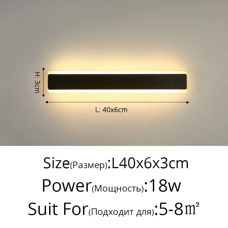 Applique murale nordique de luxe à longueur personnalisable | Marco Lucetti