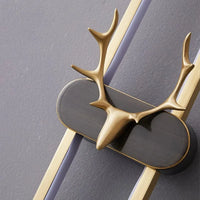 Applique murale nordique de style moderne - Tête de cerf en cuivre - Gradation | Marco Lucetti 40 cm / 3 températures de couleur