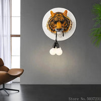 Applique murale nordique design en résine et or - Forme animaux | Marco Lucetti