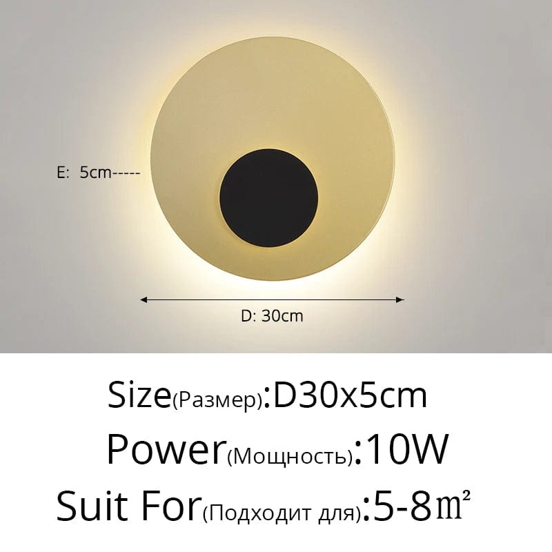 Applique murale nordique design pour salon et chambre - Lumière murale créative pour décoration intérieure | Marco Lucetti