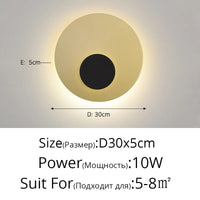 Applique murale nordique design pour salon et chambre - Lumière murale créative pour décoration intérieure | Marco Lucetti