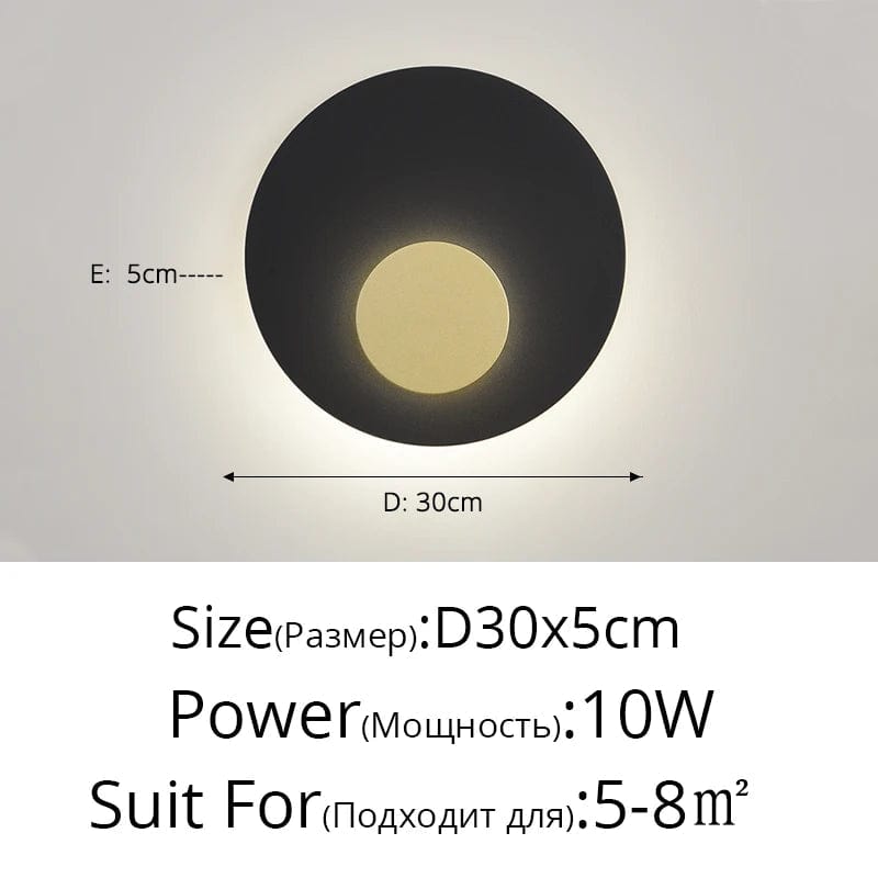 Applique murale nordique design pour salon et chambre - Lumière murale créative pour décoration intérieure | Marco Lucetti