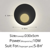 Applique murale nordique design pour salon et chambre - Lumière murale créative pour décoration intérieure | Marco Lucetti